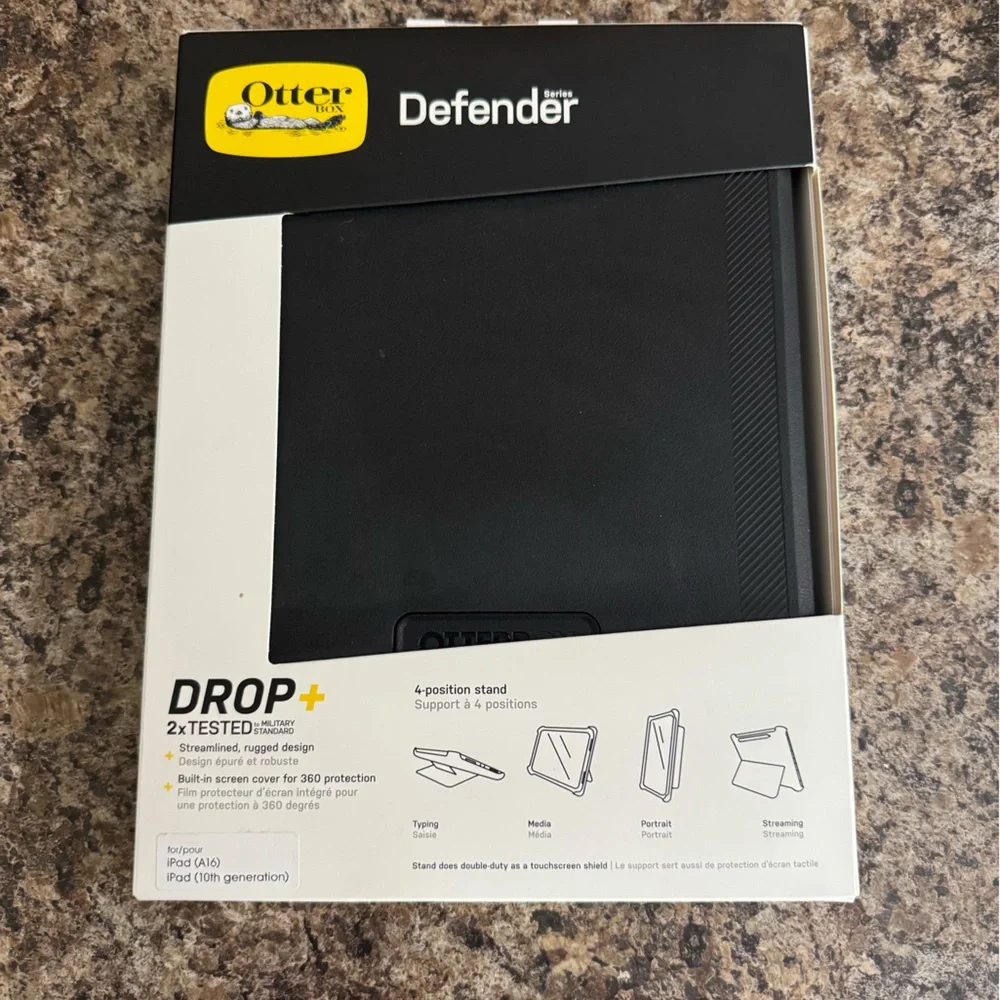 OtterBox Defender Pro Tablet Case for Apple‎ iPad- Black 10th Gen (A16
